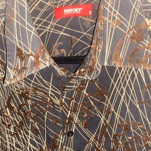 Report stylish Design with textured velvet detailing